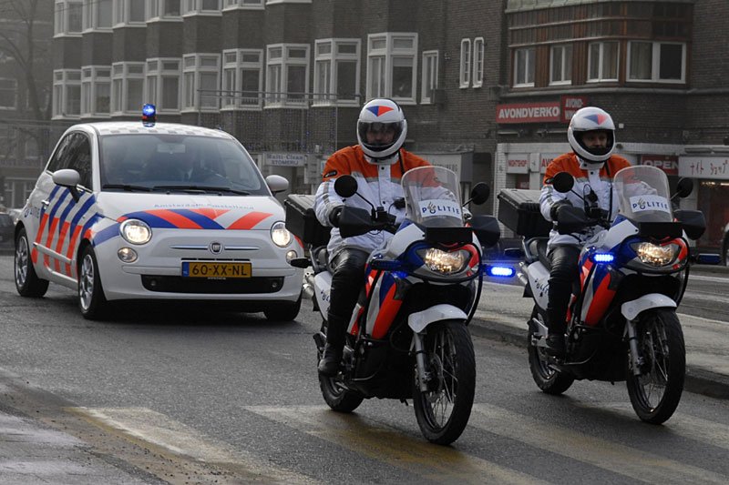 FIAT 500 POLICE AMSTERDAM