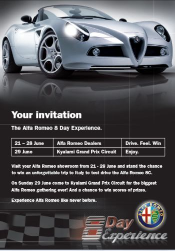 ALFA ROMEO 8 DAY EXPERIENCE