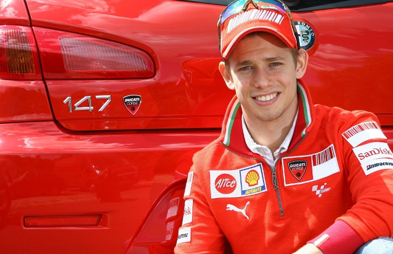 CASEY STONER & ALFA 147 DUCATI CORSE