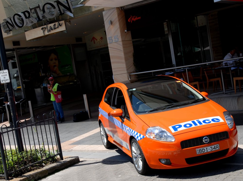 FIAT PUNTO SYDNEY POLICE