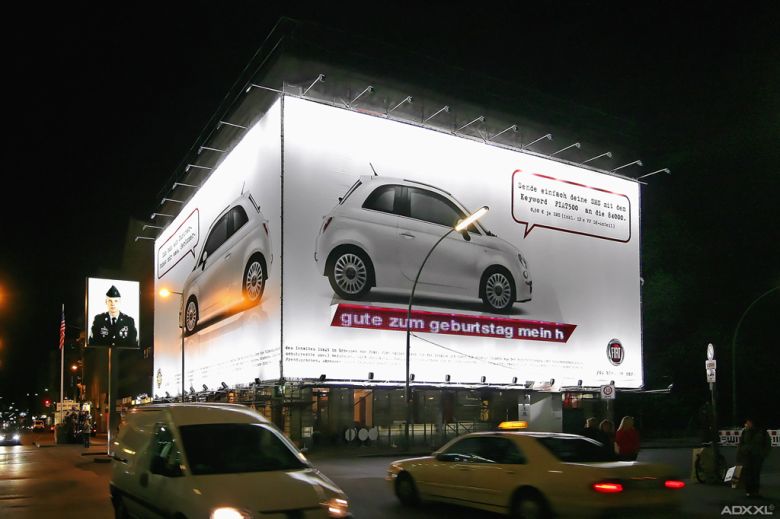 Fiat 500 - Checkpoint Charlie, Berlin