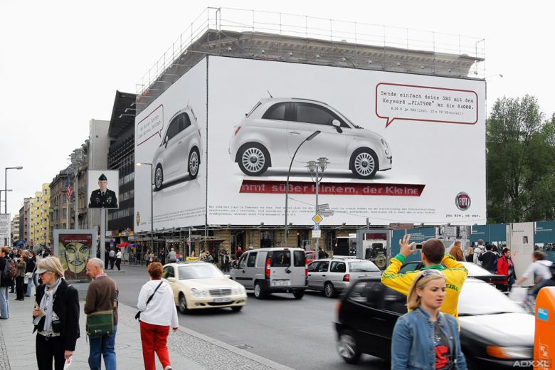 Fiat 500 - Checkpoint Charlie, Berlin