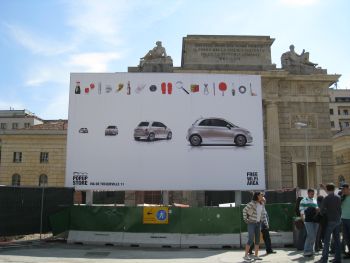 FIAT 500 POP UP STORE, MILAN