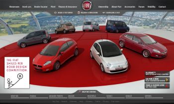 FIAT.CO.UK WEBSITE SHOWROOM