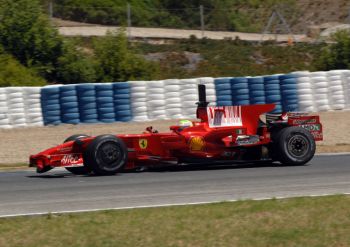 FERRARI F2008 - SHARK FIN ENGINE COVER