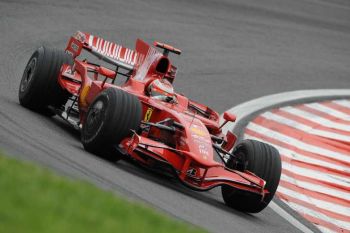 KIMI RAIKKONEN FERRARI F2008