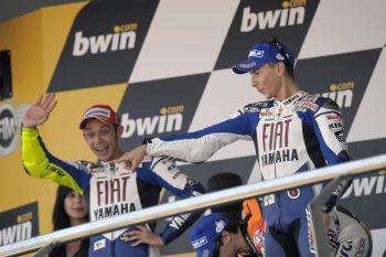 VALENTINO ROSSI AND JORGE LORENZO