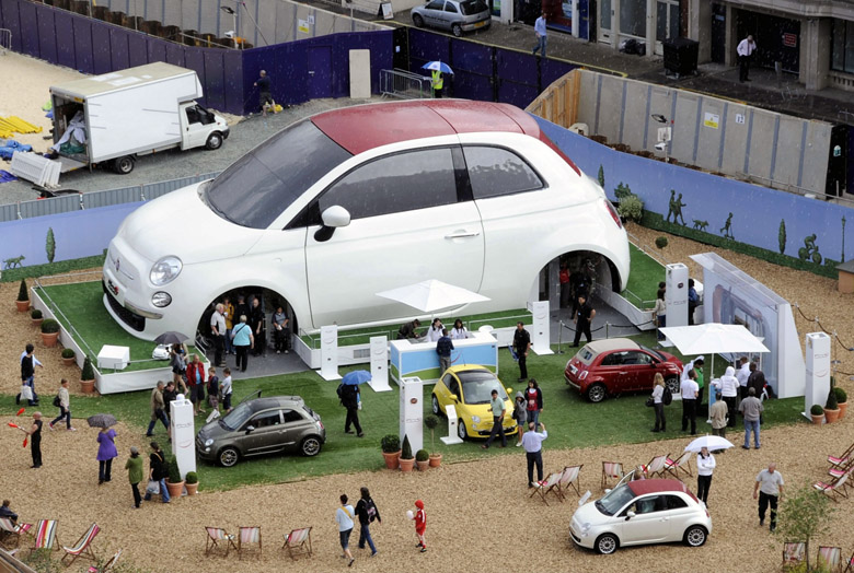 FIAT 500C BIG SMILES - LONDON, UK