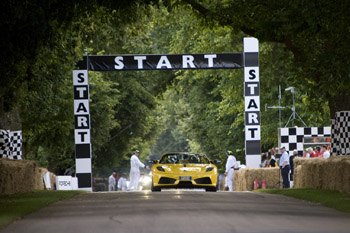 FERRARI SCUDERIA SPIDER 16M - GOODWOOD FESTIVAL OF SPEED SUNDAY TIMES SUPERCAR RUN