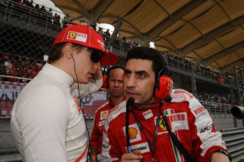 KIMI RAIKKONEN AND ANDREA STELLA