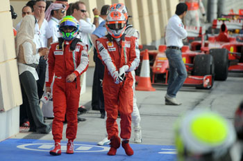 FELIPE MASSA AND KIMI RAIKKONEN - 2009 BAHRAIN GRAND PRIX