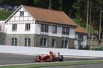 LUCA BADOER - FERRARI F60 - 2009 BELGIAN GRAND PRIX, SPA