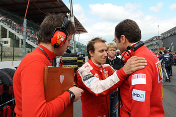 LUCA BADOER, STEFANO DOMENICALI AND ROB SMEDLEY - 2009 BELGIAN GRAND PRIX, SPA