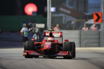 KIMI RAIKKONEN - FERRARI F60 - SINGAPORE FRIDAY PRACTICE 2009