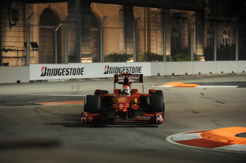 GIANCARLO FISICHELLA - FERRARI F60 - SINGAPORE FRIDAY PRACTICE 2009