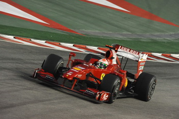 GIANCARLO FISICHELLA - FERRARI F60 - SINGAPORE FRIDAY PRACTICE 2009