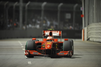 KIMI RAIKKONEN - FERRARI F60 - SINGAPORE GRAND PRIX