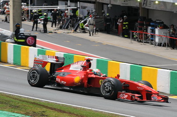 GIANCARLO FISICHELLA - FERRARI F60 - 2009 BRAZILIAN GRAND PRIX, INTERLAGOS