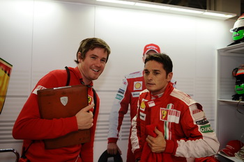 GIANCARLO FISICHELLA AND ROB SMEDLEY - JAPANESE GRAND PRIX, SUZUKA 2009