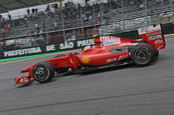 KIMI RAIKKONEN, FERRARI F60, FRIDAY PRACTICE, INTERLAGOS