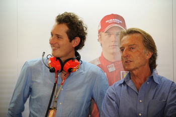 JOHN ELKANN AND LUCA DI MONTEZEMOLO - ABU DHABI QUALIFYING SESSION 2009