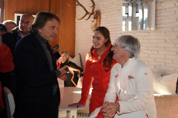 LUCA DI MONTEZEMOLO AND BERNIE ECCLESTONE