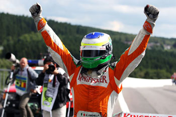 GIANCARLO FISICHELLA - FORCE INDIA VJM002 - 2009 BELGIAN GRAND PRIX, SPA-FRANCORCHAMPS