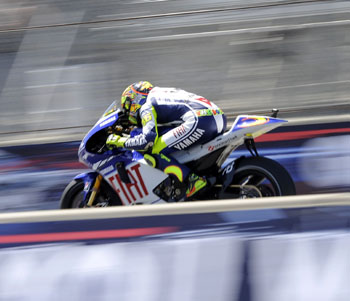 VALENTINO ROSSI - FIAT YAMAHA TEAM - FRIDAY PRACTICE, LAGUNA SECA