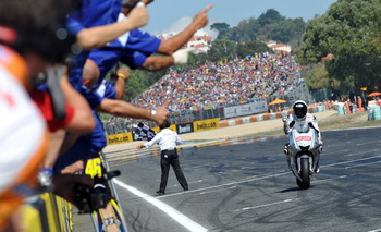 JORGE LORENZO - FIAT PUNTO EVO - MOTOGP PORTUGUESE GRAND PRIX 2009