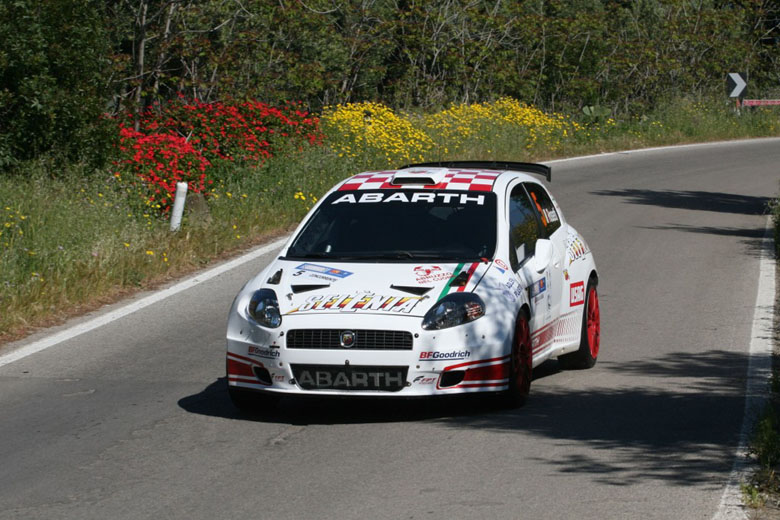 LUCA ROSSETTI - GRANDE PUNTO ABARTH - 2009 RALLY TARGA FLORIO