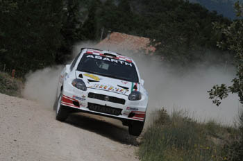 LUCA ROSSETTI - GRANDE PUNTO ABARTH S2000 - 2009 RALLY DI SAN CRISPINO