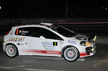 GIANDOMENICO BASSO - ABARTH GRANDE PUNTO - 2009 RALLY ANTIBES COTE D'AZUR