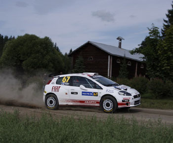 ANTON ALEN - GRANDE PUNTO ABARTH - RALLY FINLAND 2009