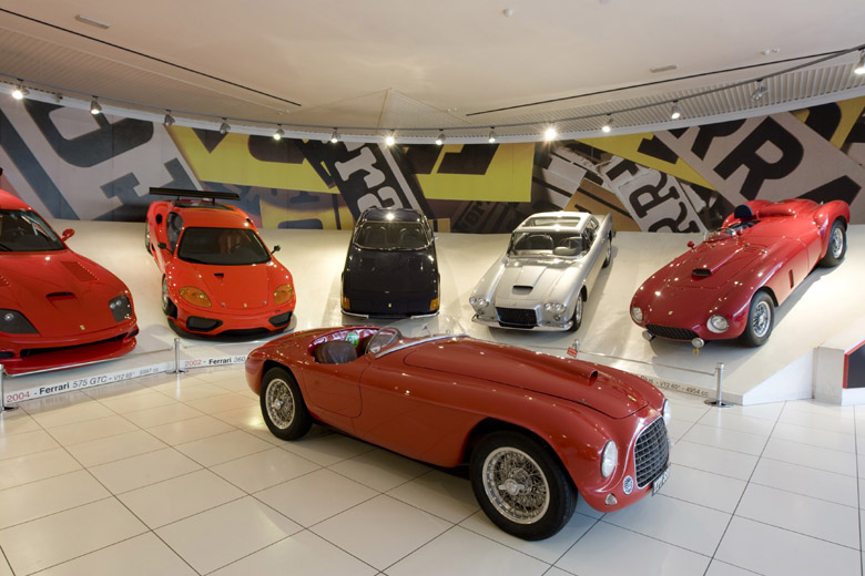 The legendary Ferrari 166 MM, the car Luigi Chinetti and Lord Selsdondrove to the Prancing Horse's first ever victory at Le Mans in 1949, is currently on display at the Galleria Ferrari