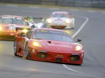 RISI COMPETIZIONE FERRARI F430 GT DURING QUALIFYING FOR THE 2009 LE MANS 24 HOURS YESTERDAY