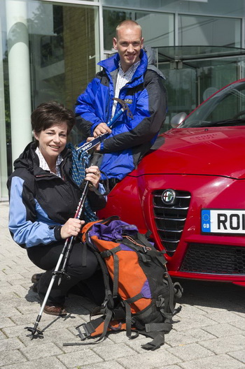 Alfa Romeo UK is to support an expedition by British paralympian turned mountaineer, David Pagden, to scale Europes highest mountain and break three records on the way.