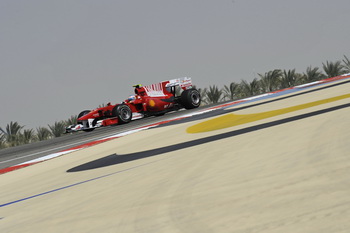 FERRARI F10 - FRIDAY FREE PRACTICE, BAHRAIN, MARCH 2010