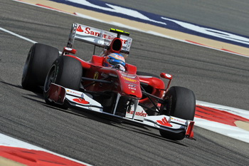 FERRARI F10 - FRIDAY FREE PRACTICE, BAHRAIN, MARCH 2010