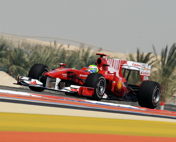 FERRARI F10 - FRIDAY FREE PRACTICE, BAHRAIN, MARCH 2010