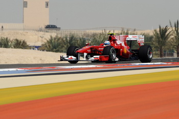 FERRARI F10 - FRIDAY FREE PRACTICE, BAHRAIN, MARCH 2010