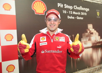 FELIPE MASSA - FERRARI DEALERSHIP DOHA, QATAR