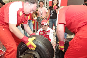 FELIPE MASSA - FERRARI DEALERSHIP DOHA, QATAR