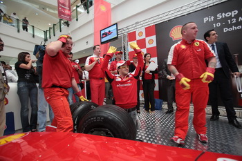 FELIPE MASSA - FERRARI DEALERSHIP DOHA, QATAR