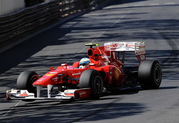 FERNANDO ALONSO - FERRARI F10 - MONACO