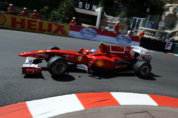 FERRARI F10 - THURSDAY PRACTICE MONACO 2010