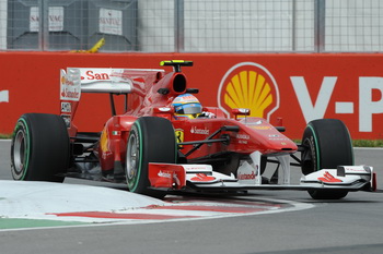 FERRARI F10 - FRIDAY PRACTICE, MONTREAL 2010