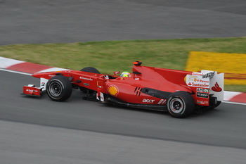 FERRARI F10 - FRIDAY PRACTICE, MONTREAL 2010