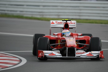 FERRARI F10 - FRIDAY PRACTICE, MONTREAL 2010