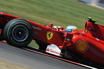 FERRARI F10 - FRIDAY PRACTICE, SILVERSTONE, 09 JULY 2010