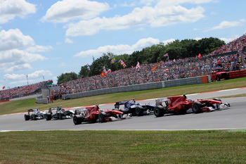 FERRARI F10 - BRITISH GRAND PRIX SILVERSTONE 2010